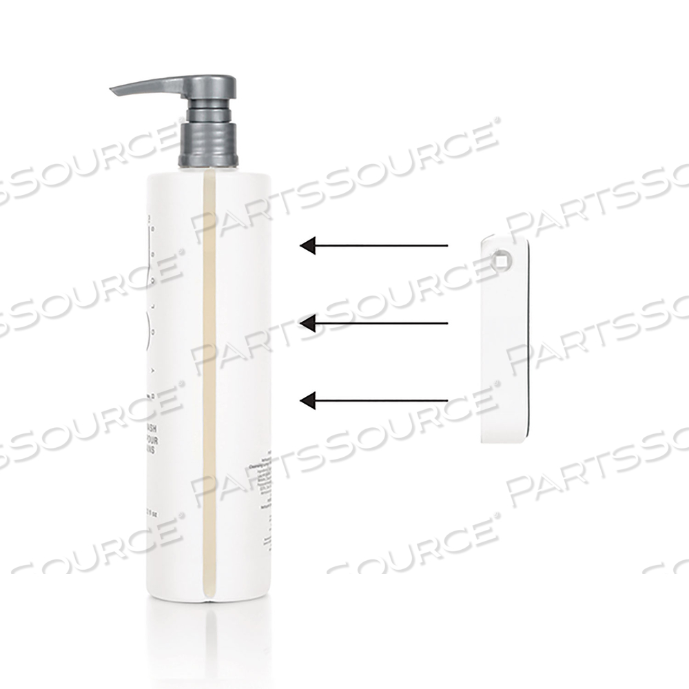 PURE BY GLOSS AND GUILD+PEPPER ABS MINI BRACKET - TAPE MOUNT, 1.25 X 0.84 X 3.65. WHITE by Gilchrist & Soames PURE BY GLOSS AND GUILD+PEPPER ABS MINI BRACKET - TAPE MOUNT, 1.25 X 0.84 X 3.65. WHITE by Gilchrist & Soames