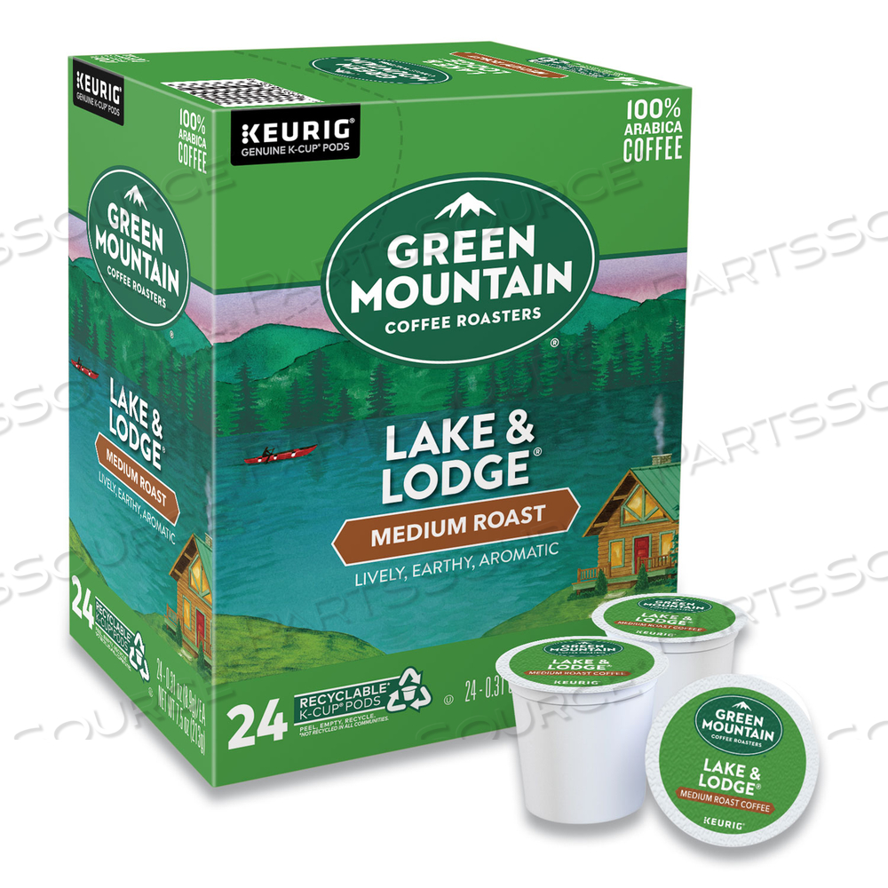 LAKE AND LODGE COFFEE K-CUPS, MEDIUM ROAST by Green Mountain Coffee