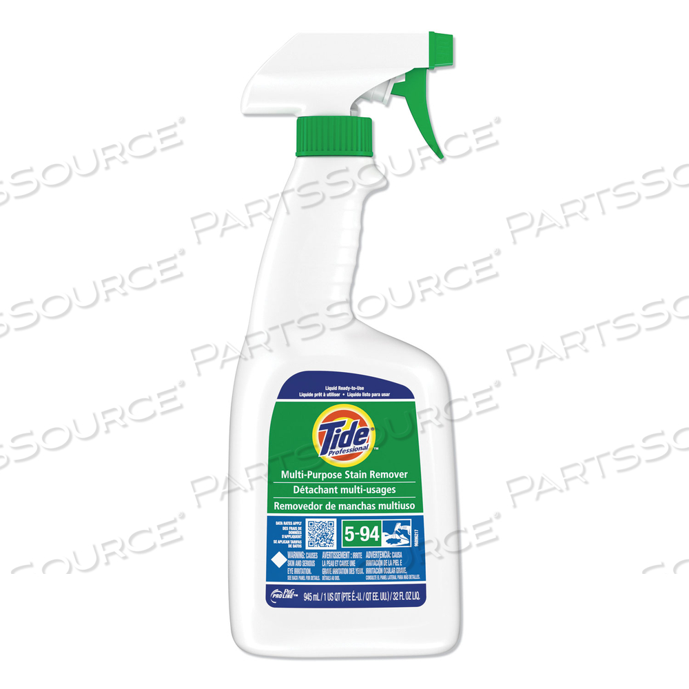 MULTI PURPOSE STAIN REMOVER, 32 OZ TRIGGER SPRAY BOTTLE by Tide MULTI PURPOSE STAIN REMOVER, 32 OZ TRIGGER SPRAY BOTTLE by Tide