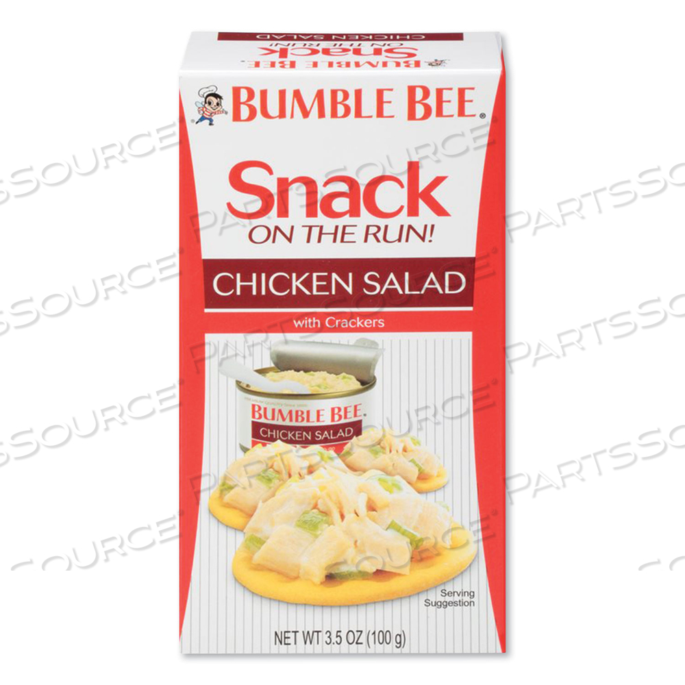 SNACK ON THE RUN CHICKEN SALAD WITH CRACKERS, 3.5 OZ PACK by Bumble Bee