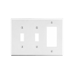 TGLSWCH/RCKRWLLPLT MID WHT 3GNG SMTH STN by Hubbell TGLSWCH/RCKRWLLPLT MID WHT 3GNG SMTH STN by Hubbell