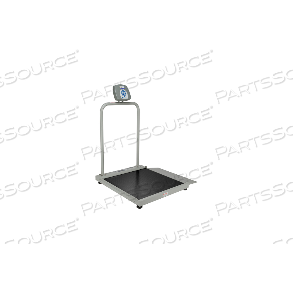 454KG 34-1/2 X 40-1/8 X 45-1/2IN GRAY AC ADAPTER LCD DISPLAY WHEELCHAIR SCALE by Health O Meter Professional Scales 454KG 34-1/2 X 40-1/8 X 45-1/2IN GRAY AC ADAPTER LCD DISPLAY WHEELCHAIR SCALE by Health O Meter Professional Scales
