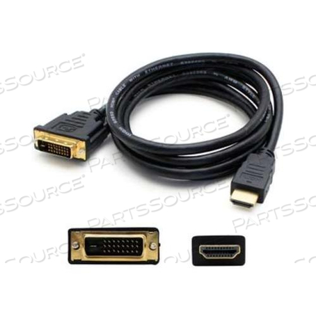 HDMI 1.3/DVI-D M/M DUAL LINK 24+1PIN BLACK ADAPTER CABLE, 12FT by ADDON