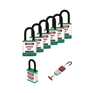LOCKOUT PADLOCK 1-1/2 H SHACKLE PK6 by ZING Green Safety Products