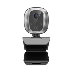 CYBERTRACK M1 HD FIXED FOCUS USB WEBCAM WITH AI MOTION/FACIAL TRACKING, 1920 PIXELS X 1080 PIXELS, 2.1 MPIXELS, BLACK/SILVER by Adesso, Inc.