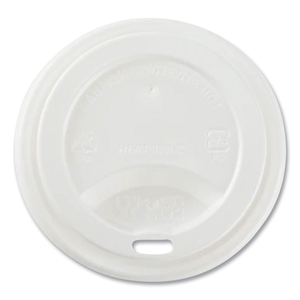 HOT CUP LIDS, FITS 8 OZ PAPER HOT CUPS, SIPPER LID, WHITE by Karat HOT CUP LIDS, FITS 8 OZ PAPER HOT CUPS, SIPPER LID, WHITE by Karat