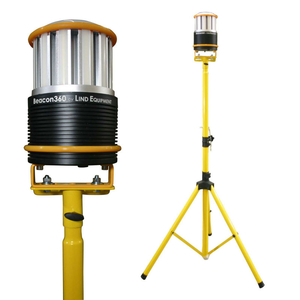 BATTERY OPERATED BEACON 360, 45W, 4500K, 6000L, W/ADJ. TRIPOD by Lind Equipment