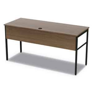 URBAN SERIES DESK WORKSTATION, 59" X 23.75" X 29.5", NATURAL WALNUT by Linea Italia Inc