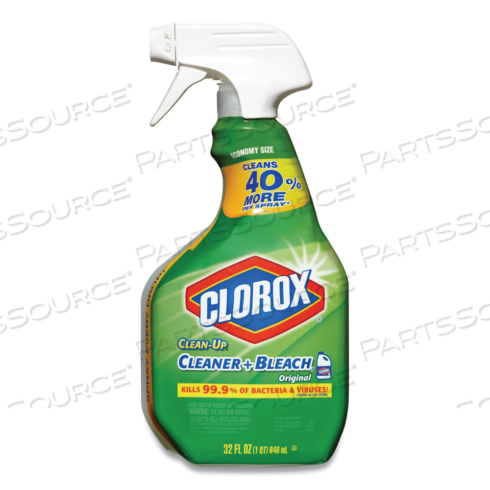 CLEAN-UP CLEANER + BLEACH, ORIGINAL, 32 OZ SPRAY BOTTLE by Clorox