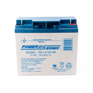 12V 18AH SEALED LEAD ACID REPLACEMENT RECHARGEABLE BATTERY by Power-Sonic Corporation