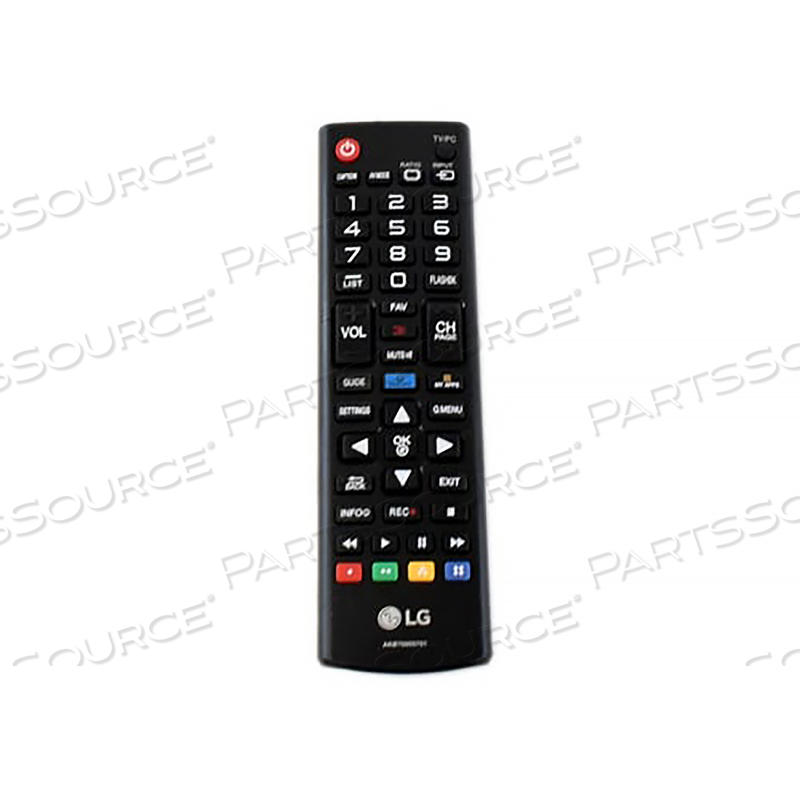 50 TO 100M TRANSMISSION 3V TV PROGRAMMING REMOTE by LG Electronics