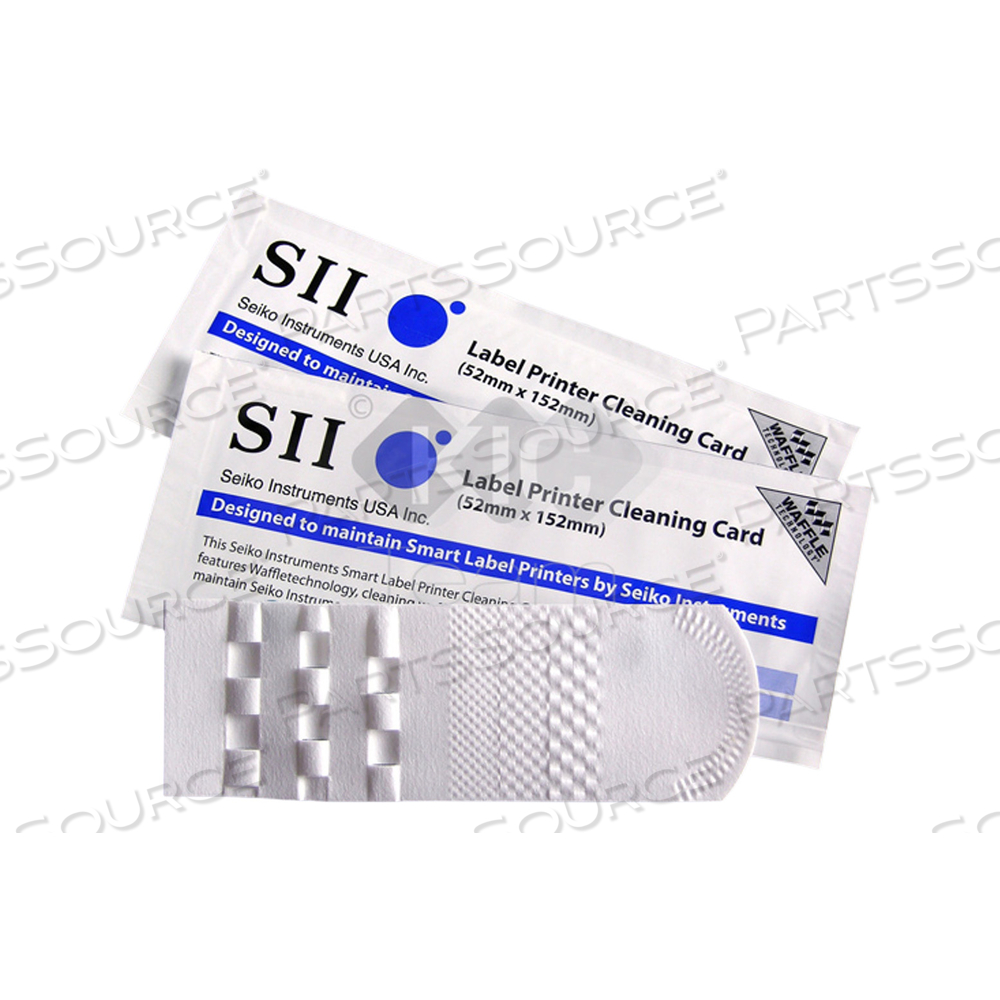 8.2 X 4.11 X 0.4IN CLEANING CARD FOR SLP PRINTERS, SMART LABEL PRINTER by Seiko Instruments USA Inc.