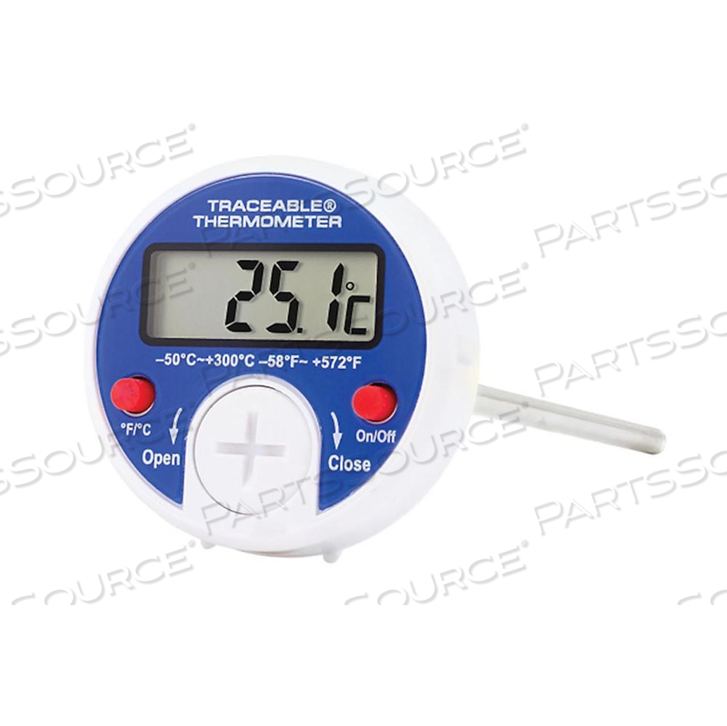 +/-0.4°C ACCURACY TRACEABLE DIGITAL POCKET THERMOMETER WITH CALIBRATION by Cole-Parmer Instrument Company