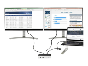 USB-C DOCK, DUAL MONITOR 1080P HDMI LAPTOP DOCKING STATION, 60W POWER DELIVERY, 1X USB-C, 3X USB-A, ETHERNET, DUAL HDMI VIDEO DISPLAY USB 3. by StarTech.com Ltd. USB-C DOCK, DUAL MONITOR 1080P HDMI LAPTOP DOCKING STATION, 60W POWER DELIVERY, 1X USB-C, 3X USB-A, ETHERNET, DUAL HDMI VIDEO DISPLAY USB 3. by StarTech.com Ltd.