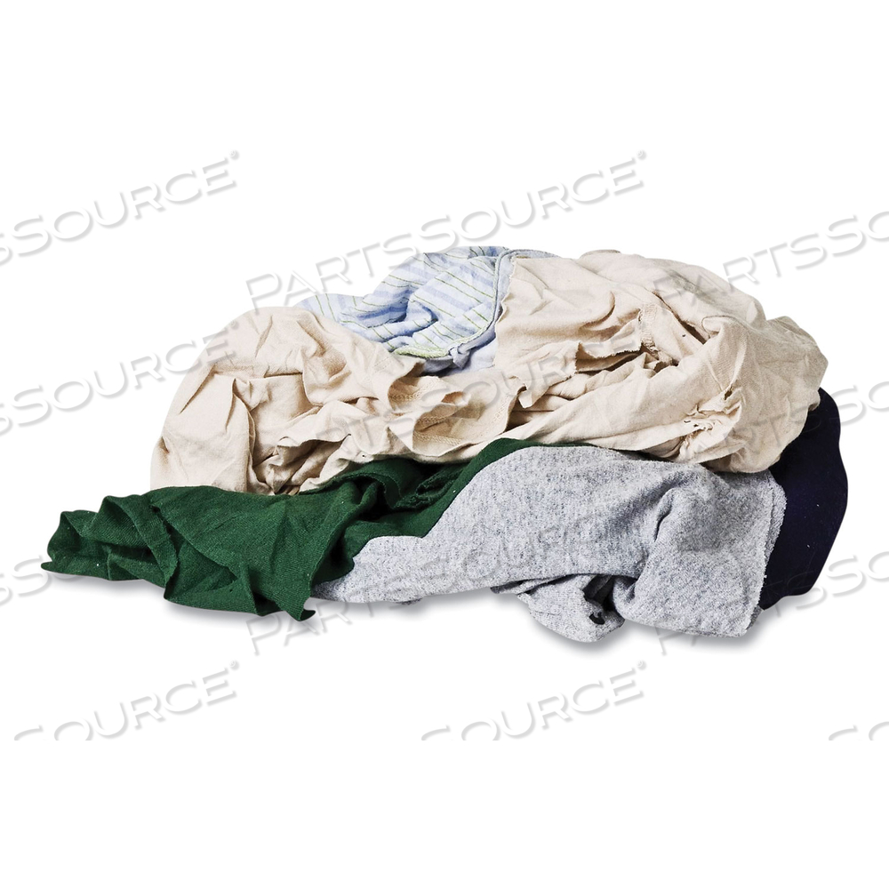 RECLAIMED COLOR T-SHIRT RAGS, ASSORTED by Monarch Brands Inc. RECLAIMED COLOR T-SHIRT RAGS, ASSORTED by Monarch Brands Inc.