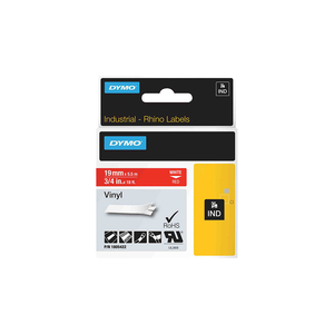 DYMO RHINO COLOURED VINYL, TAPE, 1 CASSETTE(S) - by Dymo DYMO RHINO COLOURED VINYL, TAPE, 1 CASSETTE(S) - by Dymo