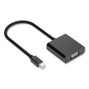 MINI DISPLAYPORT TO VGA ADAPTER, 6", BLACK by NXT Technologies