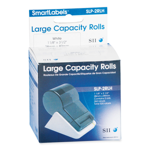 SLP-2RLH SELF-ADHESIVE ADDRESS LABELS, 1.12" X 3.5", WHITE, 260 LABELS/ROLL, 2 ROLLS/BOX by Seiko Instruments USA Inc. SLP-2RLH SELF-ADHESIVE ADDRESS LABELS, 1.12" X 3.5", WHITE, 260 LABELS/ROLL, 2 ROLLS/BOX by Seiko Instruments USA Inc.