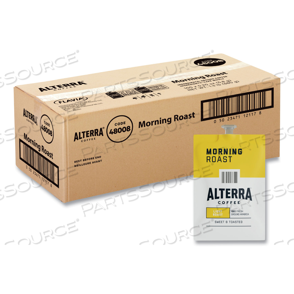 ALTERRA MORNING ROAST COFFEE FRESHPACK, MORNING ROAST, 0.28 OZ POUCH by FLAVIA ALTERRA MORNING ROAST COFFEE FRESHPACK, MORNING ROAST, 0.28 OZ POUCH by FLAVIA