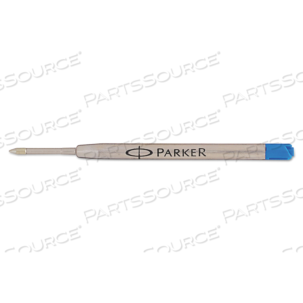 REFILL FOR PARKER BALLPOINT PENS, FINE CONICAL TIP, BLUE INK by Parker