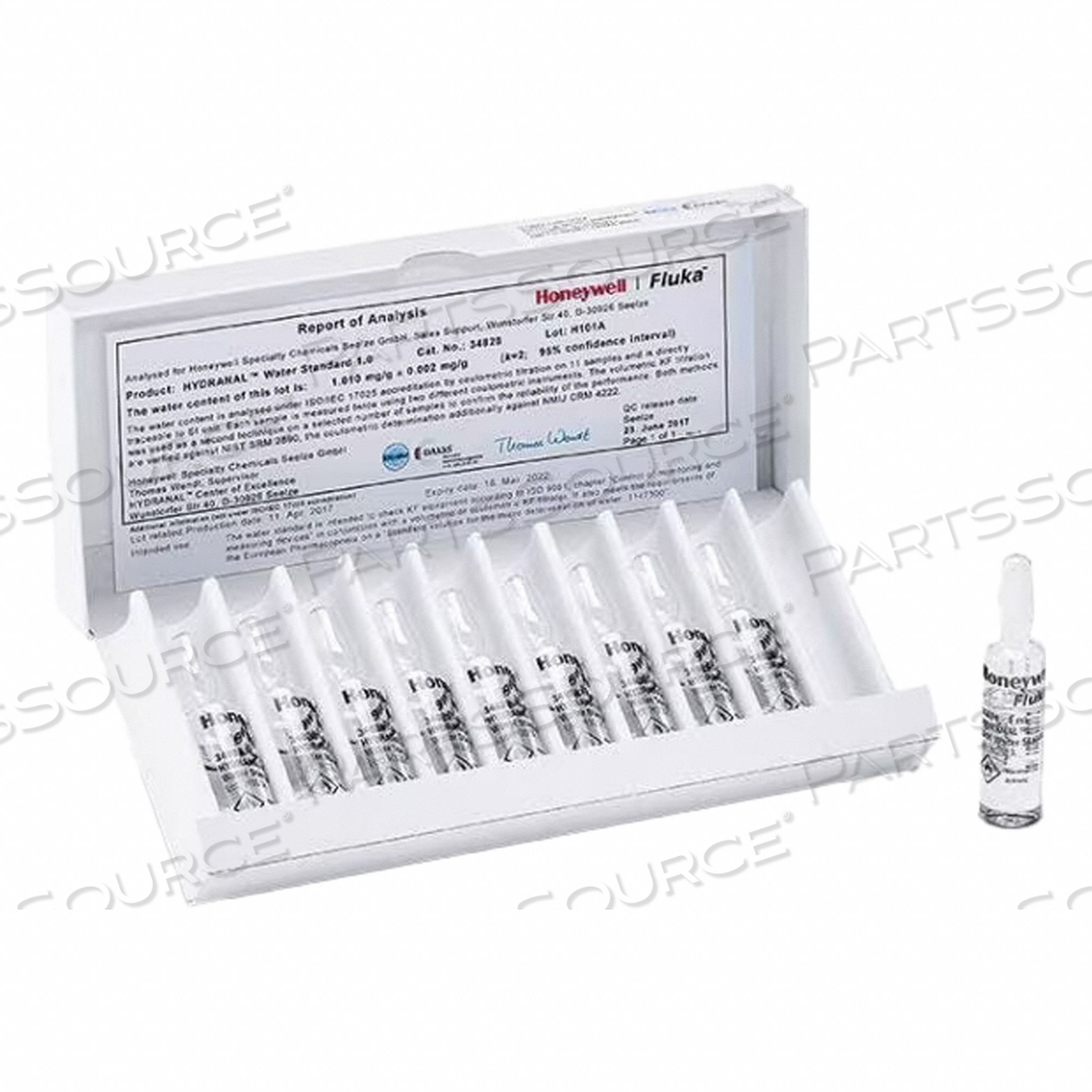 HYDRANAL WATER STANDARD CONTAINS 40ML by Honeywell