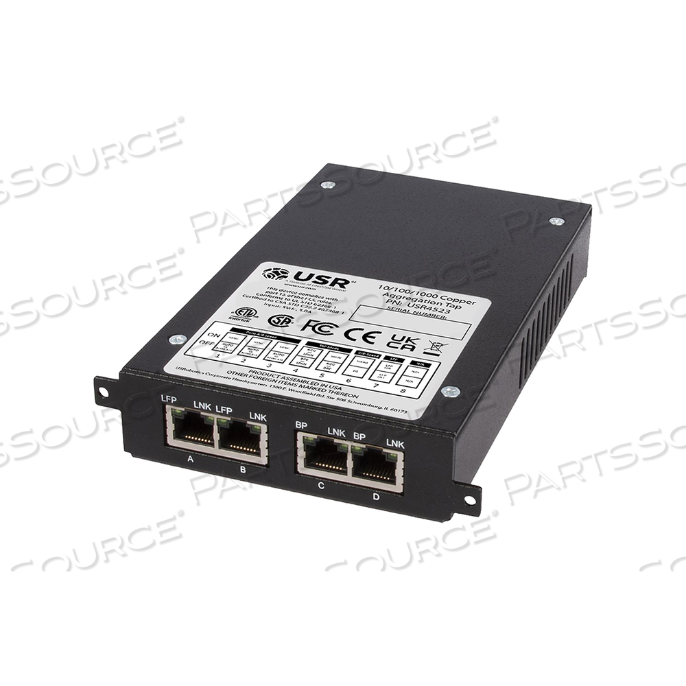 USROBOTICS GIGABIT ETHERNET AGGREGATION TAP, TAP SPLITTER, 1GBE by U.S. Robotics