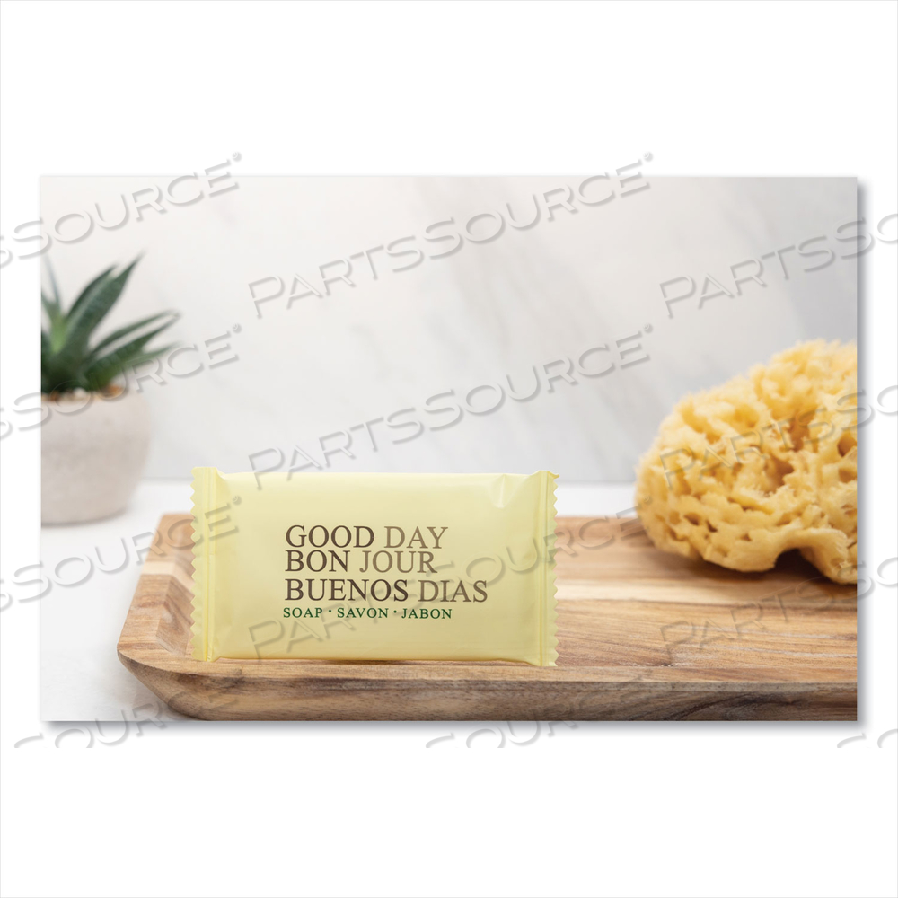 AMENITY BAR SOAP, PLEASANT SCENT, # 3/4 INDIVIDUALLY WRAPPED BAR by Good Day