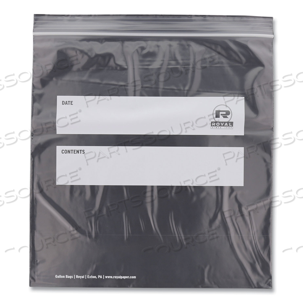 ZIPPER BAGS, 1.73 MIL, 10.5" X 10.98", CLEAR ZIPPER BAGS, 1.73 MIL, 10.5" X 10.98", CLEAR