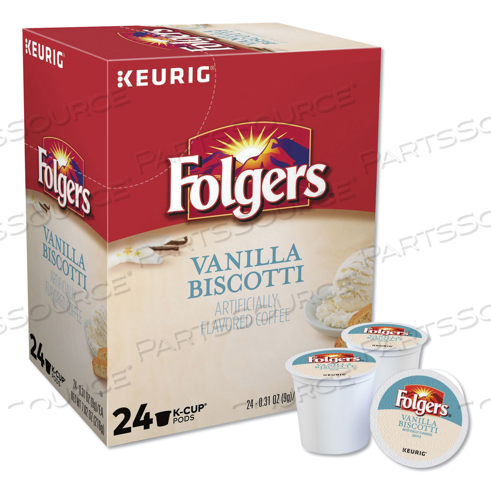 VANILLA BISCOTTI COFFEE K-CUPS by Folgers
