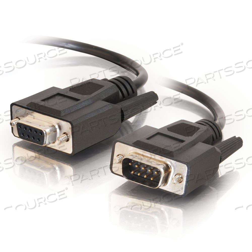 CABLE, ALL LINES EXTENSION, BLACK, 50FT LENGTH, DB9 MALE CONNECTOR 1, DB9 FEMALE CONNECTOR 2, PVC JACKET MATERIAL, 29AWG WIRE SIZE by Legrand AV (C2G) CABLE, ALL LINES EXTENSION, BLACK, 50FT LENGTH, DB9 MALE CONNECTOR 1, DB9 FEMALE CONNECTOR 2, PVC JACKET MATERIAL, 29AWG WIRE SIZE by Legrand AV (C2G)