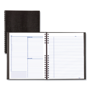 NOTEPRO UNDATED DAILY PLANNER, 10.75 X 8.5, BLACK COVER, UNDATED by Blueline NOTEPRO UNDATED DAILY PLANNER, 10.75 X 8.5, BLACK COVER, UNDATED by Blueline
