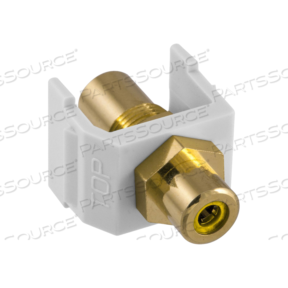 INLINE COUPLER RCA DUPLEX WHITE by Hubbell