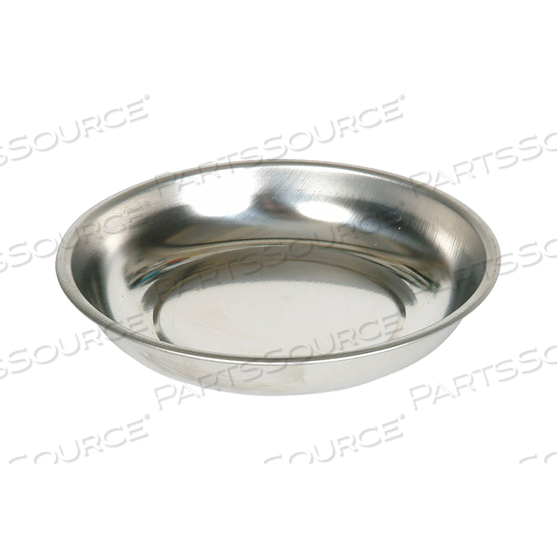 STAINLESS STEEL MAGNETIC PARTS ROUND TRAY by Westward STAINLESS STEEL MAGNETIC PARTS ROUND TRAY by Westward