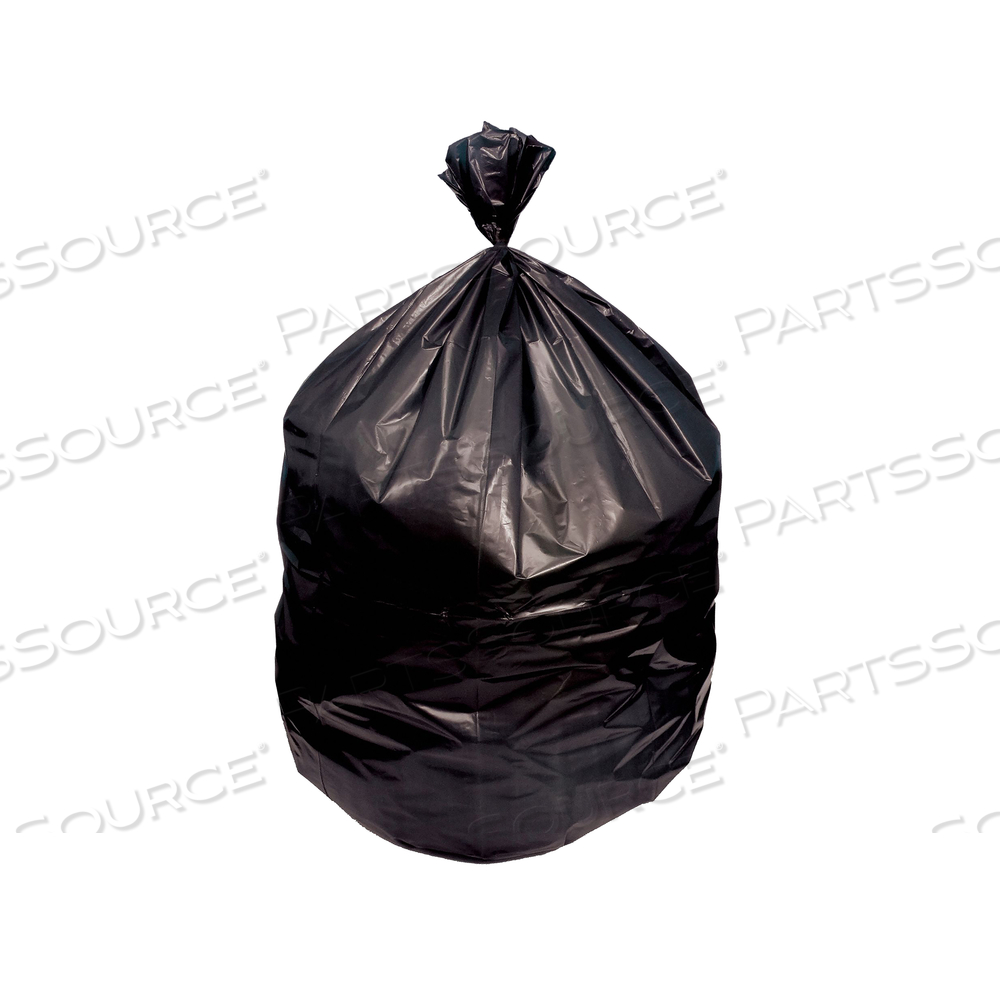 TRASH BAG 38X58 BLACK 1.3MIL REPRO PK100 by Heritage