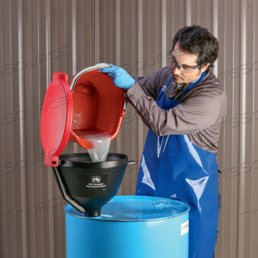 PIG BURPLESS POLY DRUM FUNNEL by New Pig Corporation