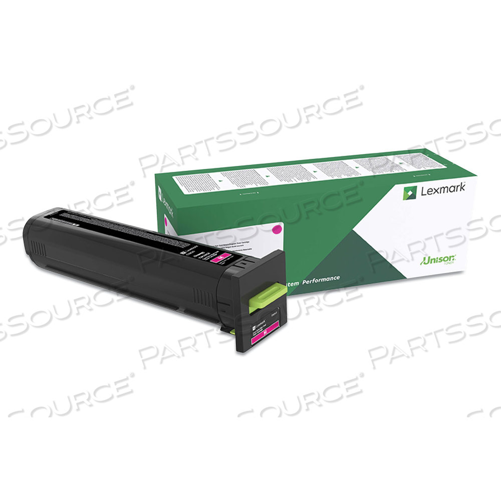 82K0XMG RETURN PROGRAM EXTRA HIGH-YIELD TONER, 22,000 PAGE-YIELD, MAGENTA by Lexmark 82K0XMG RETURN PROGRAM EXTRA HIGH-YIELD TONER, 22,000 PAGE-YIELD, MAGENTA by Lexmark