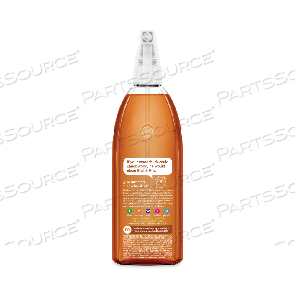 DAILY WOOD CLEANER, 28 OZ SPRAY BOTTLE by Method