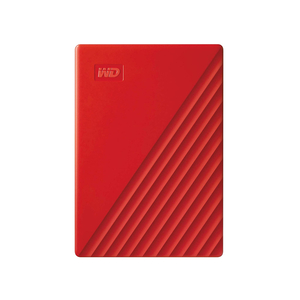 2TB USB 3.2 RED MY PASSPORT EXTERNAL HARD DRIVE by Western Digital