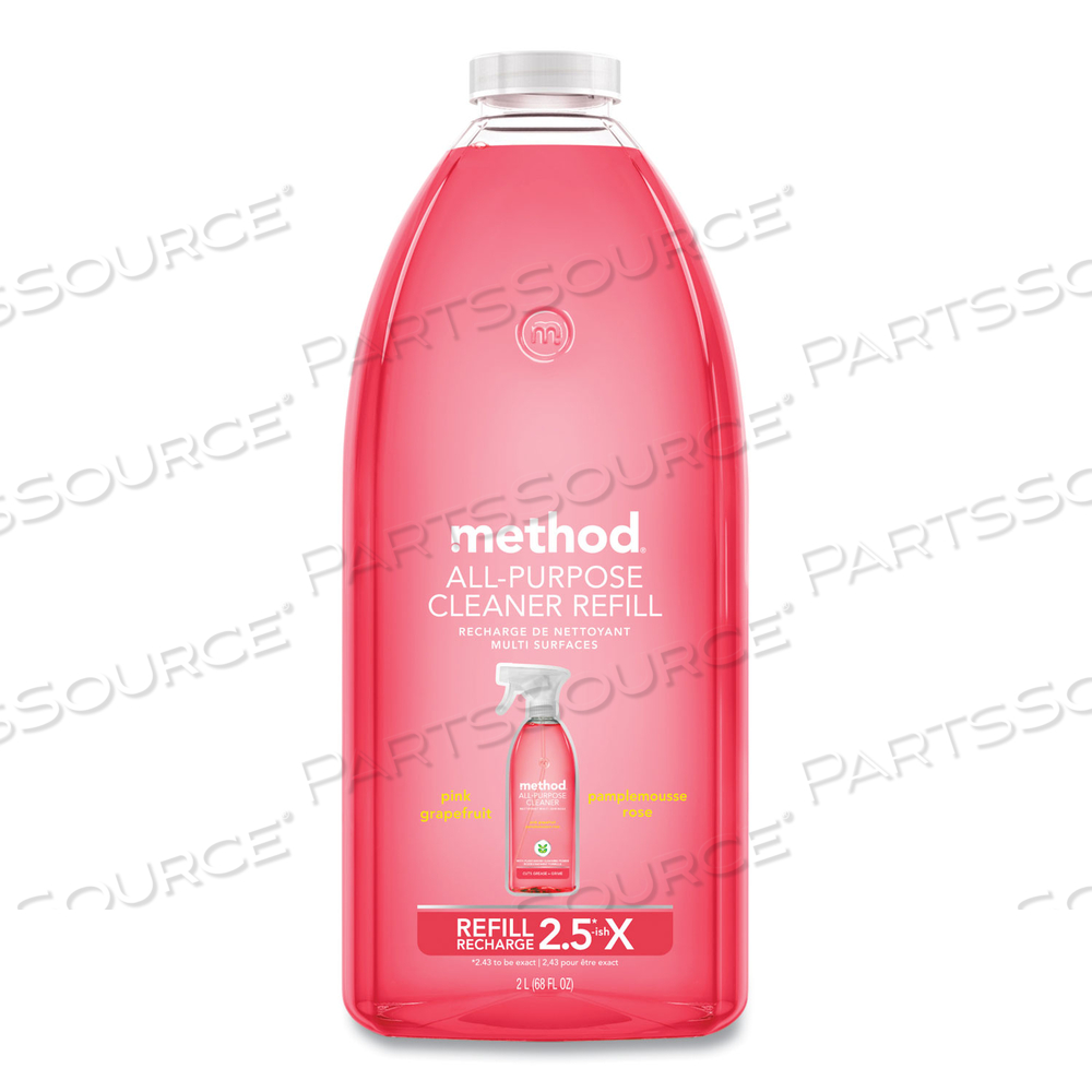 ALL SURFACE CLEANER, GRAPEFRUIT SCENT, 68 OZ PLASTIC BOTTLE by Method ALL SURFACE CLEANER, GRAPEFRUIT SCENT, 68 OZ PLASTIC BOTTLE by Method