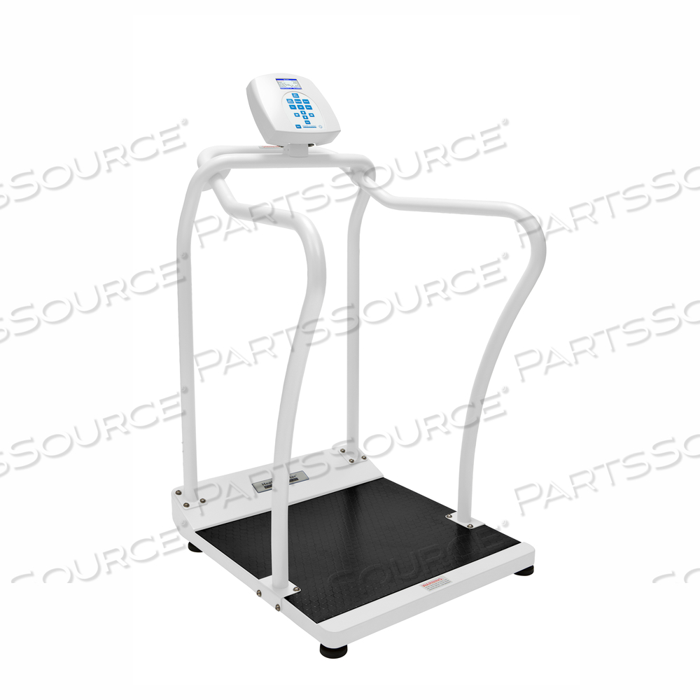 DIGITAL HANDRAIL SCALE KG ONLY 454 X 0.1 KG, 1-1/2 IN HIGH-CONTRAST COLOR TFT-LCD SCREEN DISPLAY by Health O Meter Professional Scales DIGITAL HANDRAIL SCALE KG ONLY 454 X 0.1 KG, 1-1/2 IN HIGH-CONTRAST COLOR TFT-LCD SCREEN DISPLAY by Health O Meter Professional Scales