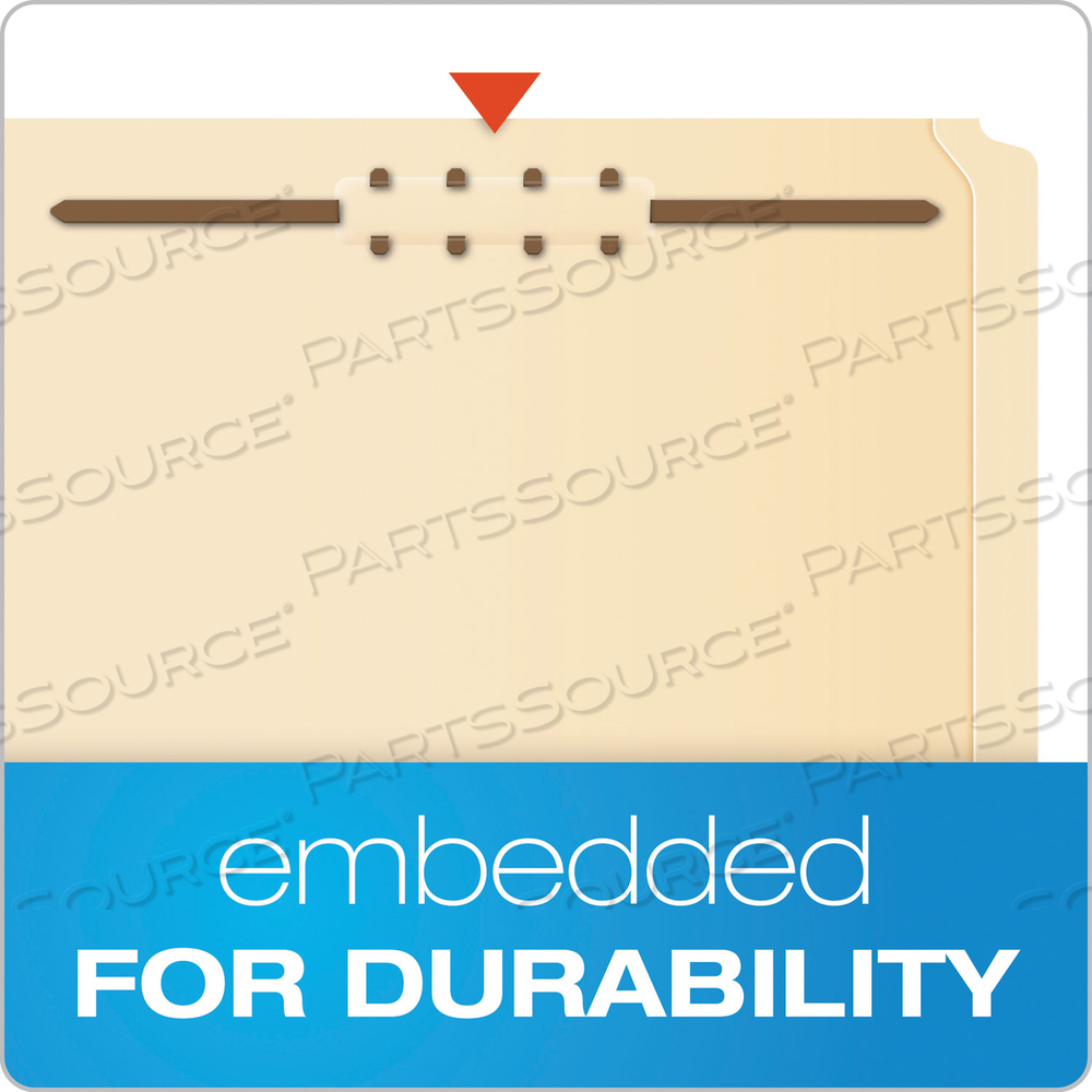 MANILA FASTENER FOLDERS, 1/3-CUT TABS, 1 FASTENER, LEGAL SIZE, MANILA EXTERIOR by Esselte Pendaflex Corp. MANILA FASTENER FOLDERS, 1/3-CUT TABS, 1 FASTENER, LEGAL SIZE, MANILA EXTERIOR by Esselte Pendaflex Corp.
