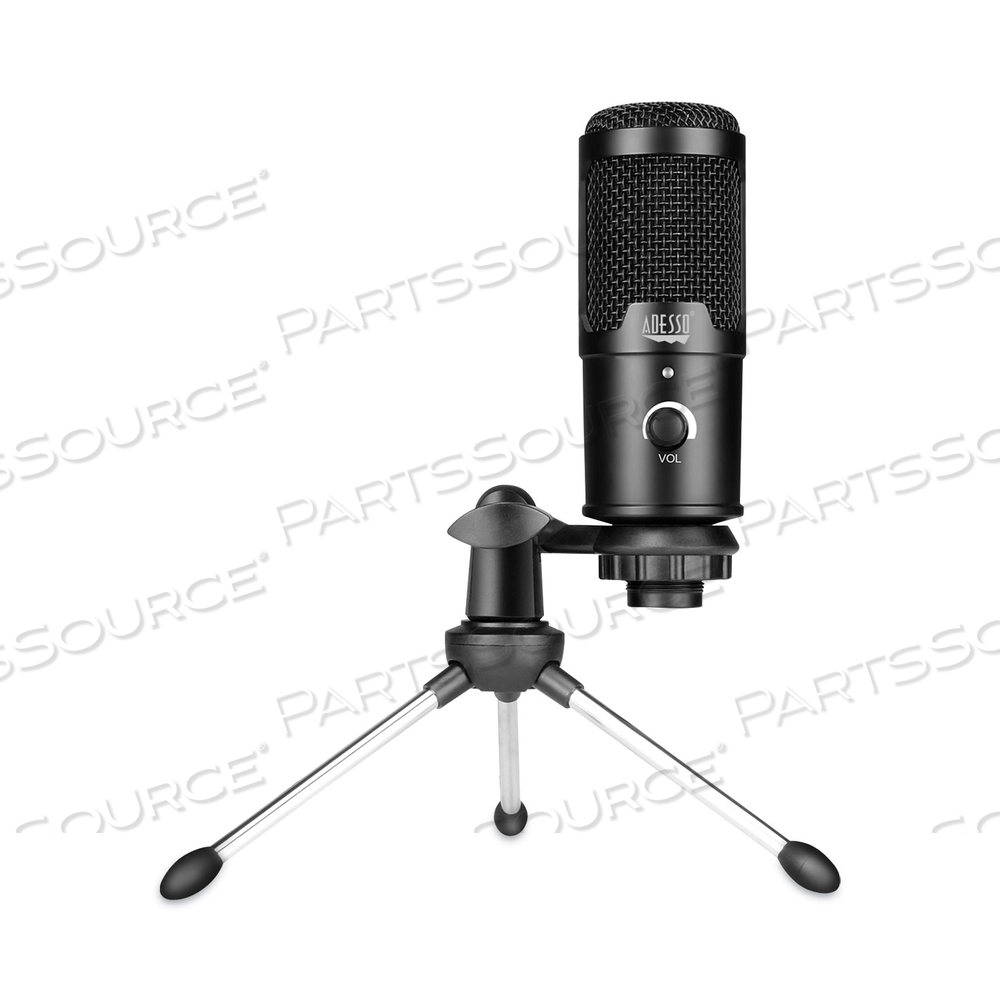 XTREAM M4 CARDIOID CONDENSER RECORDING MICROPHONE, BLACK by Adesso, Inc.