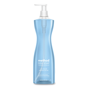 DISH SOAP PUMP, HOUR-GLASS BOTTLE SHAPE, SEA MINERALS SCENT, 18 OZ PUMP BOTTLE by Method DISH SOAP PUMP, HOUR-GLASS BOTTLE SHAPE, SEA MINERALS SCENT, 18 OZ PUMP BOTTLE by Method