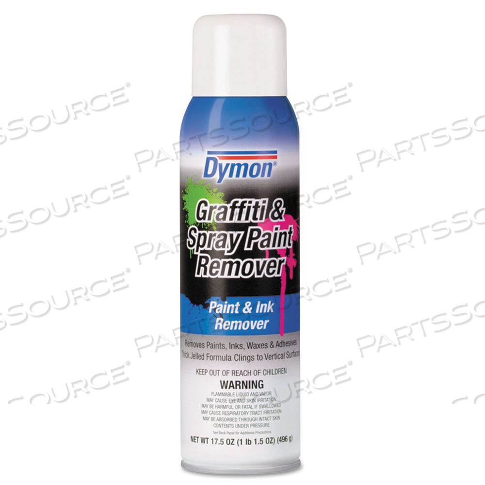 GRAFFITI/PAINT REMOVER, JELLED FORMULA, 17.5 OZ AEROSOL SPRAY by Dymon