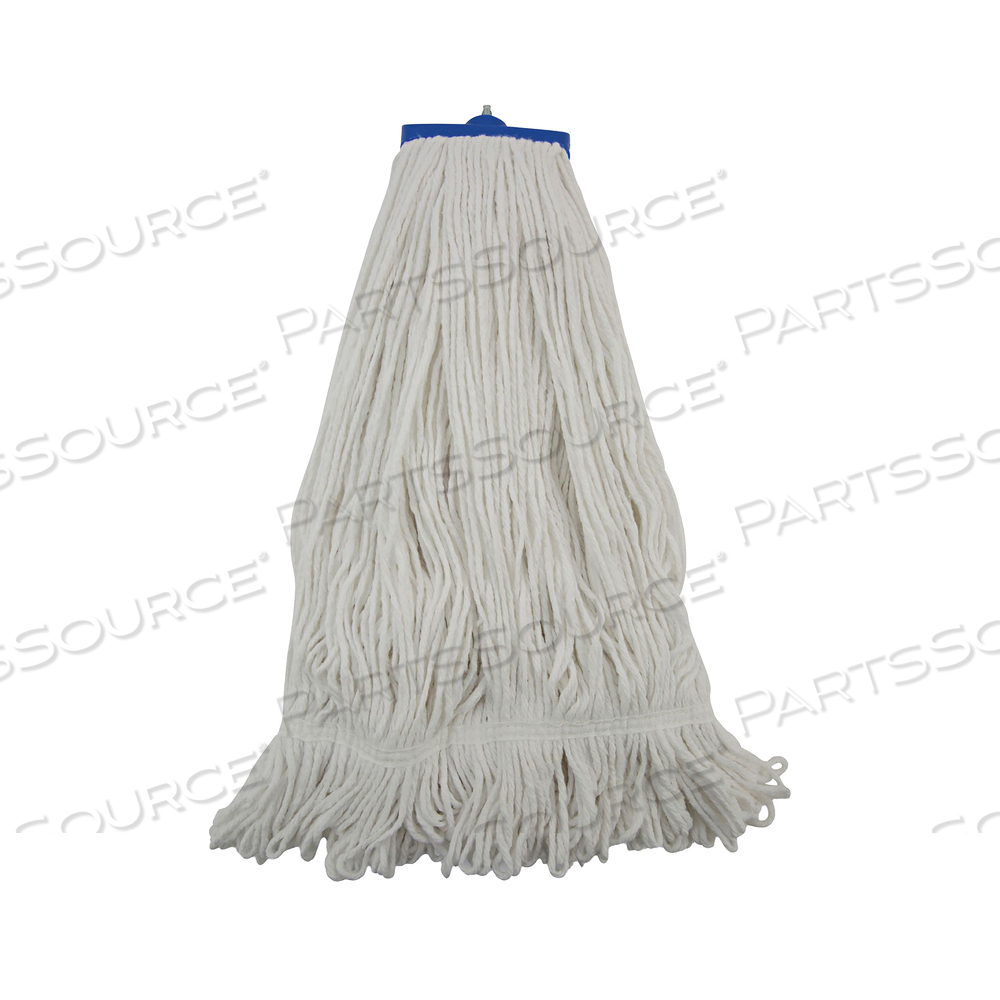 FLAT MOP HEAD WHITE RAYON PK12 by Unisan