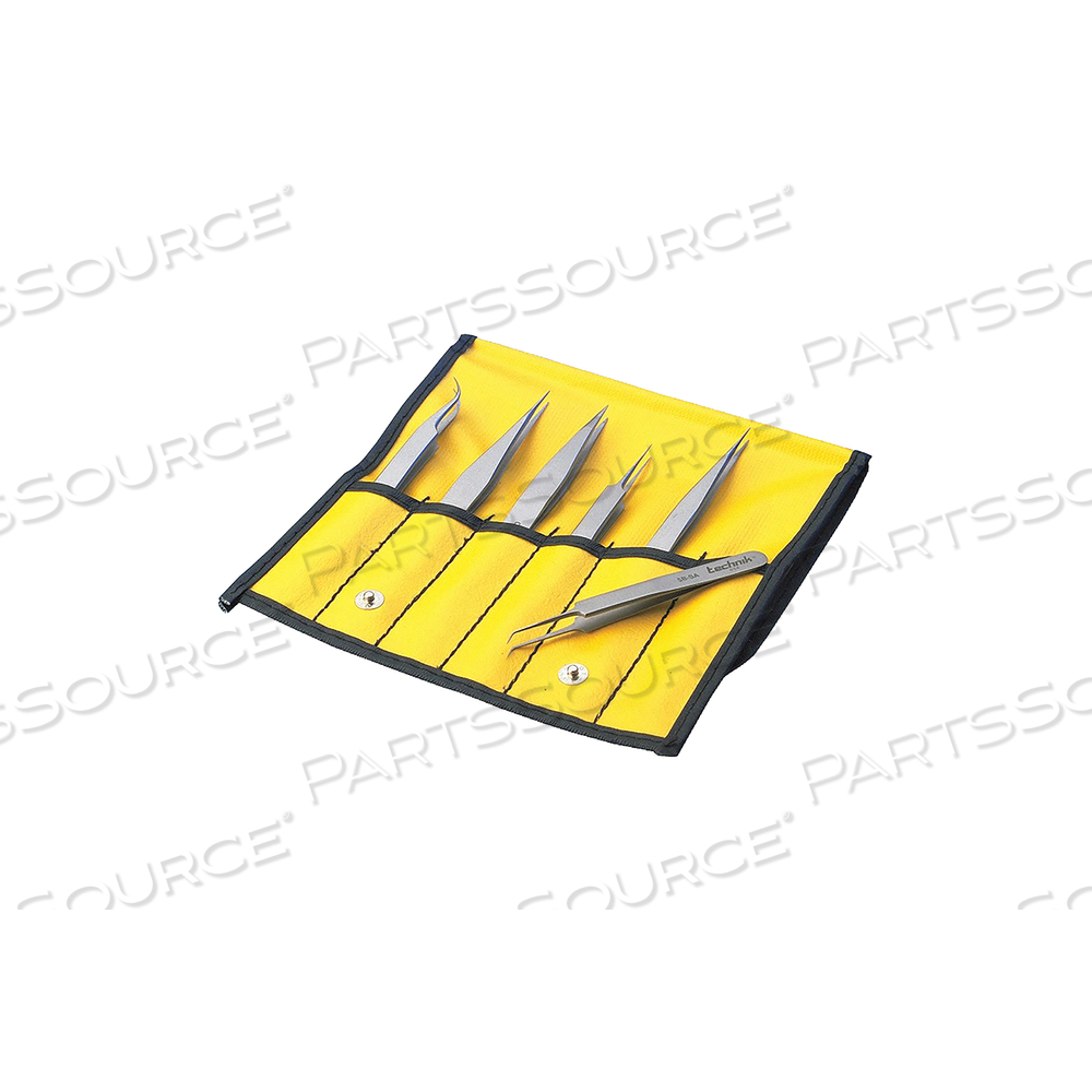 TWEEZERS SET 6PCS. TECHNIK IN SOFT CASE by Aven