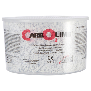 CARBOLIME CO₂ ABSORBENT CYLINDRICAL CANISTER - 1 KG by Allied Medical LLC CARBOLIME CO₂ ABSORBENT CYLINDRICAL CANISTER - 1 KG by Allied Medical LLC