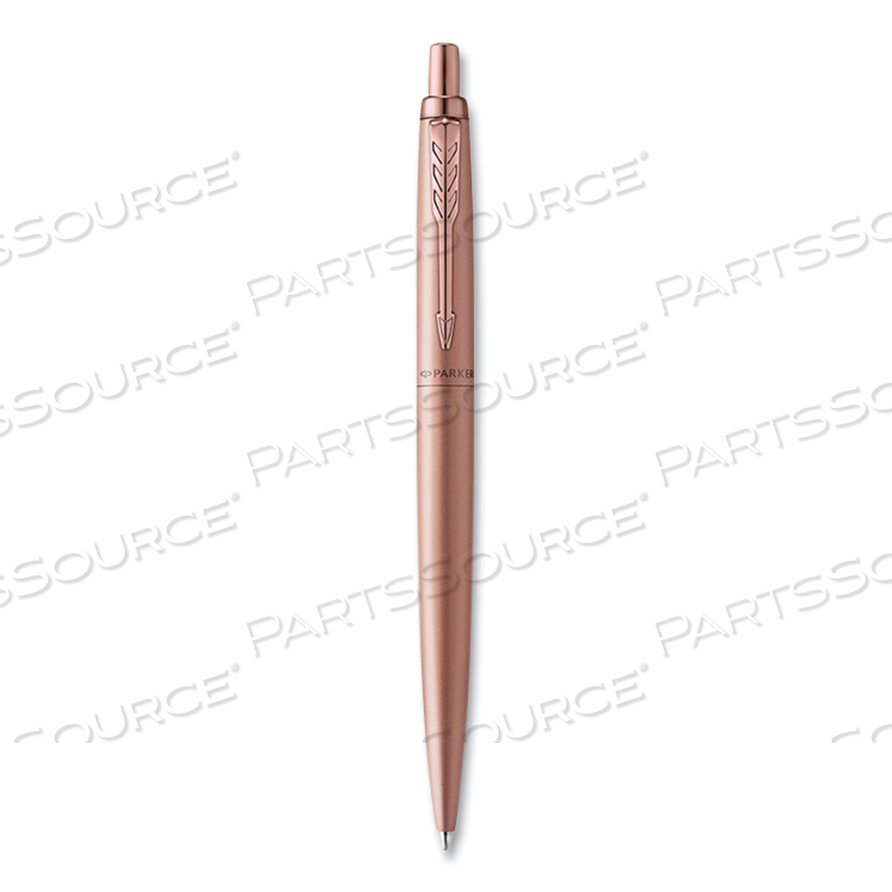 JOTTER XL RETRACTABLE BALLPOINT PEN, MEDIUM POINT, BLUE INK, ROSE GOLD BARREL by Parker