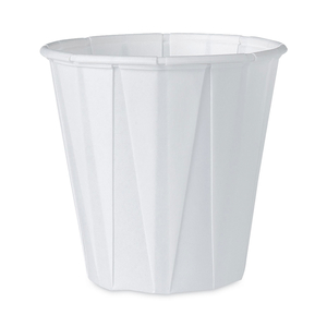 PAPER MEDICAL AND DENTAL TREATED CUPS, 3.5 OZ, WHITE, 100/BAG by Solo