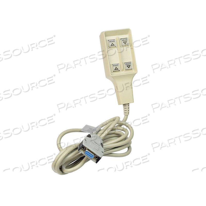 PENDANT, RECTANGULAR PLUG, 4-WAY, FOR 5310 SEMI ELECTRIC HOSPITAL BED by Invacare Corporation